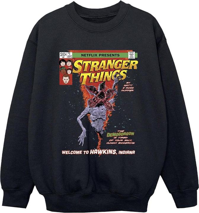 Netflix Stranger Things Comic Cover Sweatshirt Jungen