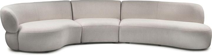 Immagine prodotto Rivièra Maison San Remo Sofa Arm Left 3,5 Seater, peluche bouclé, natural grey