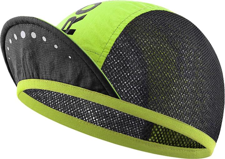 Actual product image Rockbros Cycling Cap with Visor, Helmet Cover - Green (56, 57, 58, 59, 60, 61)