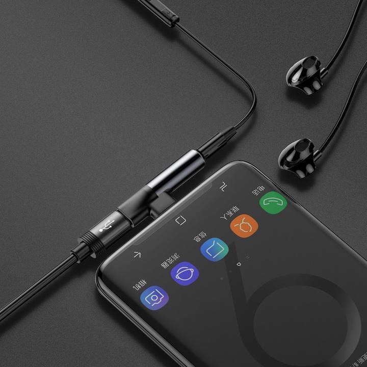 Image du produit Baseus Adaptateur 2in1 USB Type-C (USB Type C, Jack 3.5mm, USB Type C)