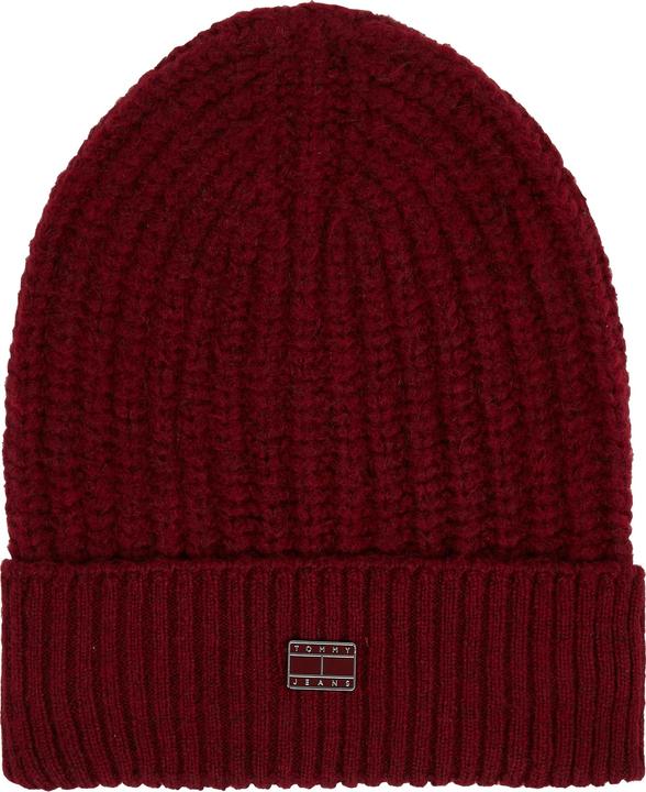 Tommy Hilfiger TJW Cosy Knit Beanie Dames Muts - Paars