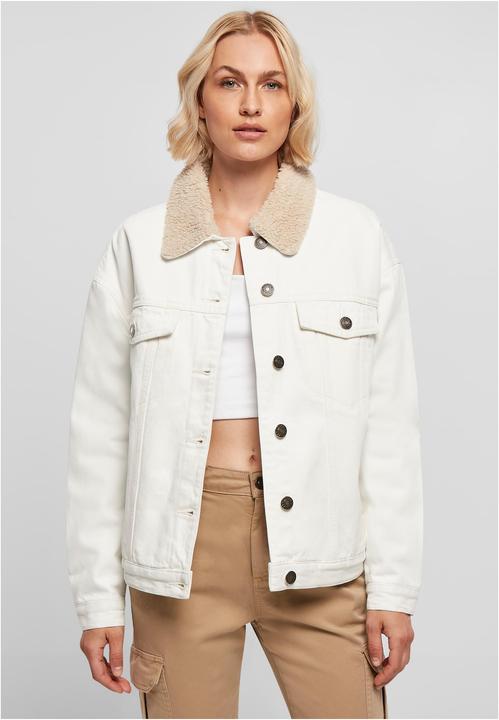 Produktbild Urban Classics Ladies Oversized Sherpa Denim Jacket - 19395 (5XL)