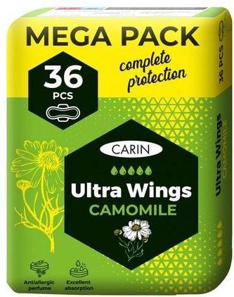 Actual product image GoForm Carin Camomile Ultra Wings Sanitary Pads With Wings 36Pcs (36 x)