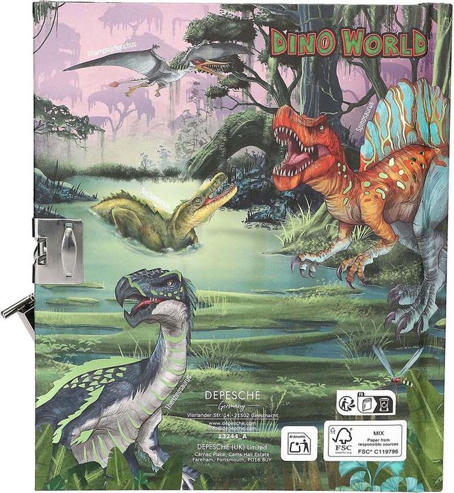 Produktbild Dino World - Diary With Padlock ( 0413244 ) (Speziallineatur)