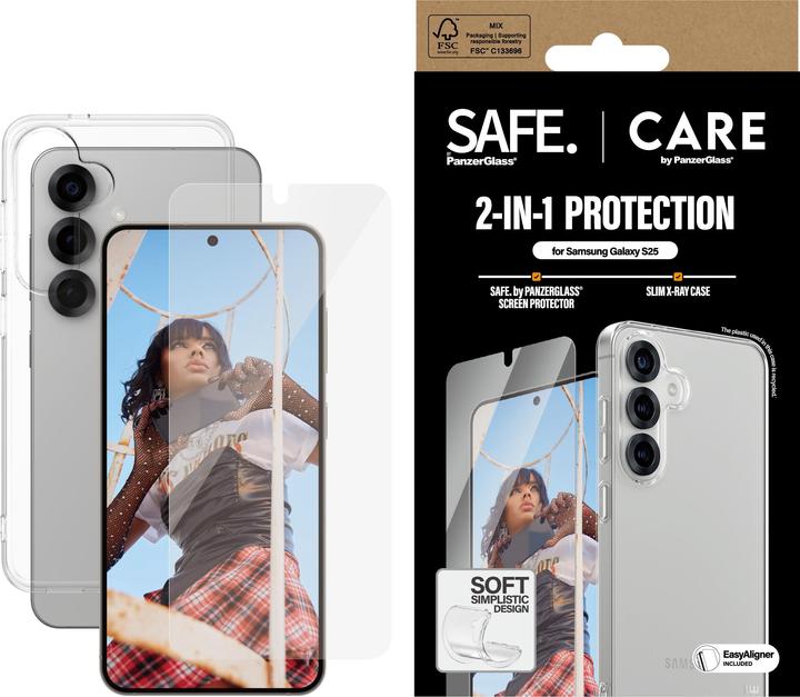 Actual product image PanzerGlass CARE by ® Fashion 2-in-1 Bundle Samsung Galaxy S 2025 (1 Piece, Samsung Galaxy S25)