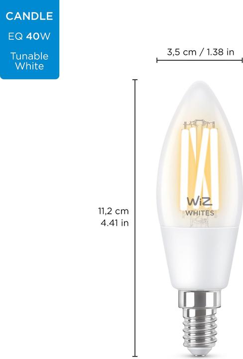 Image du produit WiZ B35 (E14, 4.90 W, 470 lm, 1 x, E)