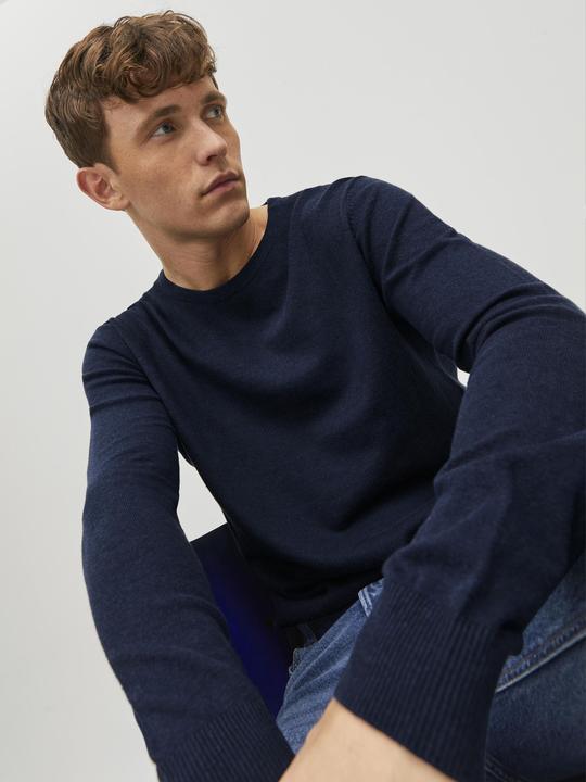 Immagine prodotto Jack & Jones Maglia a tinta unita con collo rotondo Maglia con collo rotondo (XS)