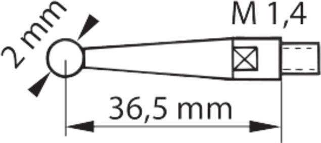 Produktbild Girod Fühlhebelmessgerät Tastarmlänge 36,5 mm (mm)