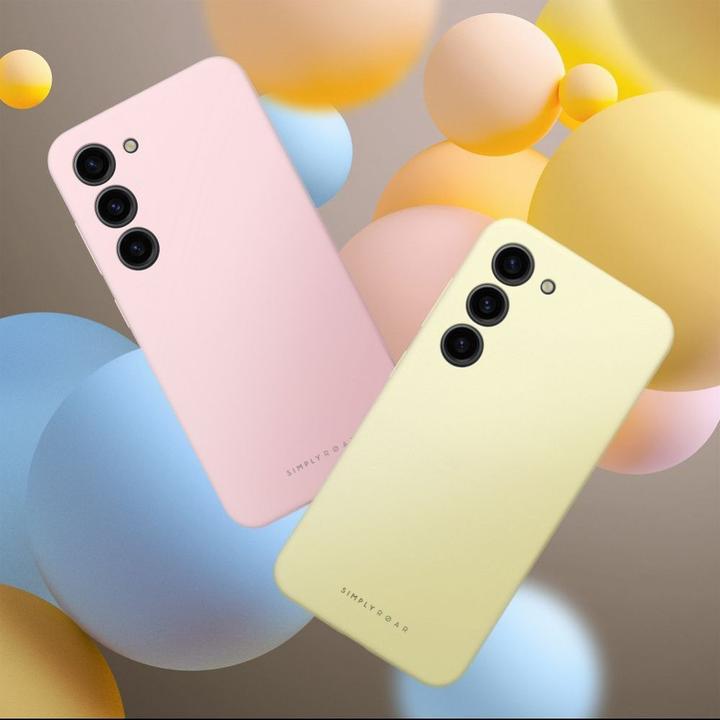 Actual product image Roar Back panel cover case CLOUD SKIN for SAMSUNG A35 5G Light Yellow (Samsung Galaxy A35)