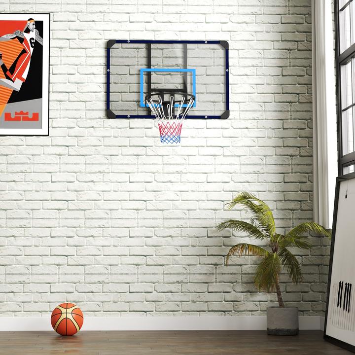 Image du produit SportNow Panier de basket-ball avec panneau arrière incassable