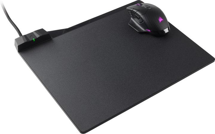 Actual product image Corsair MM1000 gaming mouse pad with wireless Qi charging zone (L)