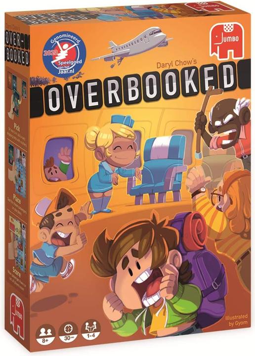 Actual product image Jumbo Overbooked (Dutch, German, French, English)