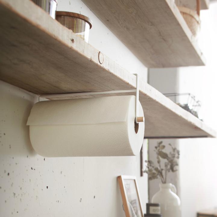 Actual product image Yamazaki Under-shelf kitchen roll holder TOSCA