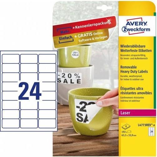 Produktbild Avery Etiketten