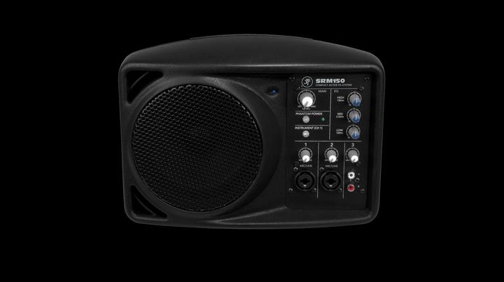 Actual product image Mackie SRM 150 Loudspeaker 3-way 100 W Black Wired