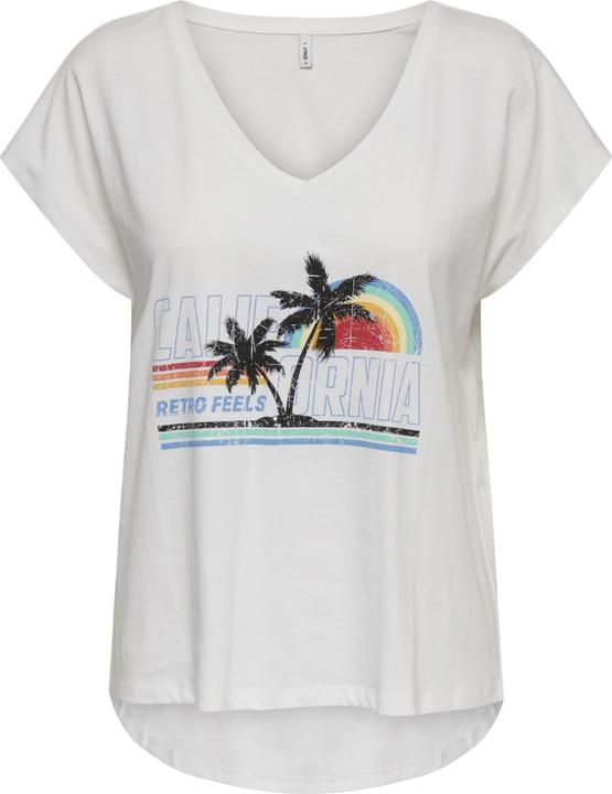 Actual product image Only Onllucy Life S/S V-Neck Top Cs Jrs (S)