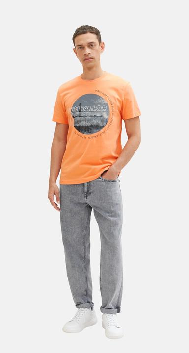 Actual product image Tom Tailor T-Shirt Kurzarmshirt mit Foto-Print (XL)
