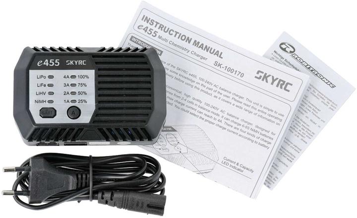 Image du produit SkyRC e455 AC NiMH 6-8 / LiPo 2-4S, 50W