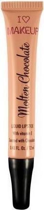 Actual product image I Heart Revolution Molten Chocolate Liquid Lipstick Salted Caramel 12ml (Salted Caramel)