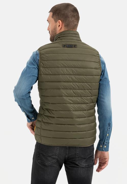 Actual product image Camel Active Quilted waistcoat with horizontal quilting in recycled polyester (60)