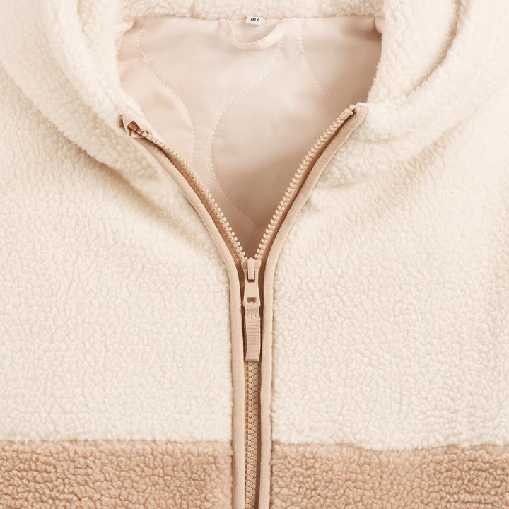 Produktbild La Redoute Collections Teddyfleece-Jacke mit Kapuze (140)