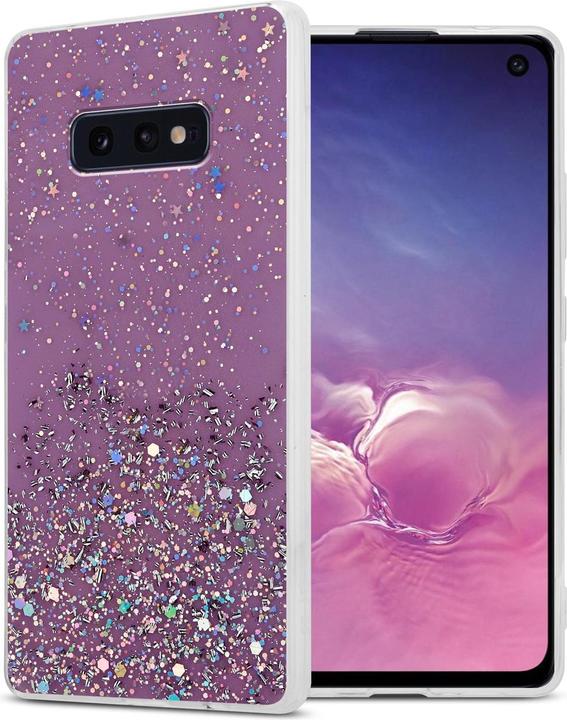 Image du produit Cadorabo Couverture TPU paillettes scintillantes (Samsung Galaxy S10e)