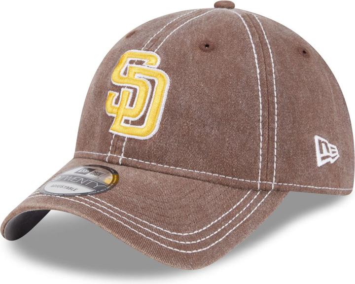 New Era 9Twenty Cap - Washed San Diego Padres Vintage Braun