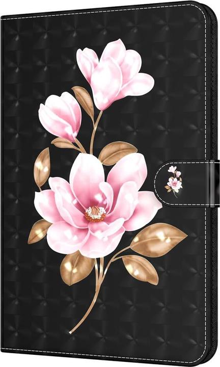 Actual product image Cover-Discount Galaxy Tab A8 10.5 - case glitter effect lotus flower (Galaxy Tab A8)