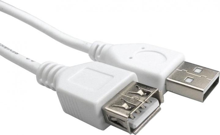Produktbild Cables Direct CDL 25CM USB 2.0 A F - A M WHITE