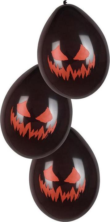 Actual product image Boland Balloons Creepy Pumpkin, latex, 6 pcs. (6 x)