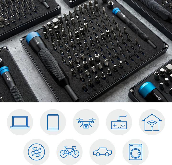Immagine prodotto iFixit Manta Precision Bit Set (PH00, PH2, PH1, PH0000, PH0, PH3)