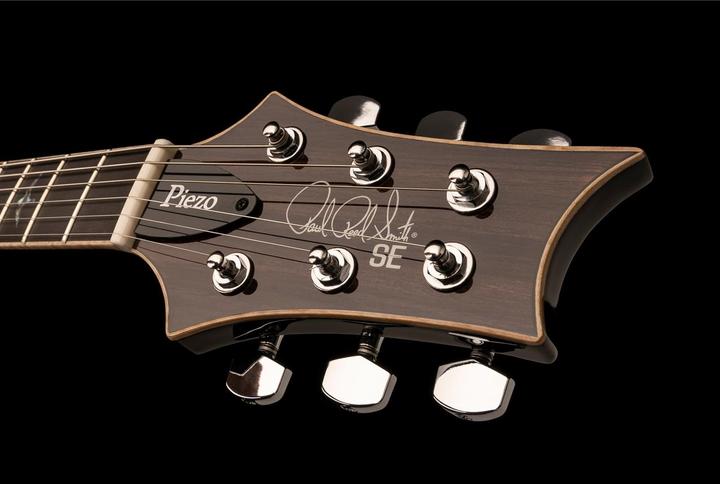 Image du produit PRS SE Hollowbody II Piezo Peacock Blue Burst (Guitare électrique, acajou, Ebony, Top en érable ondé avec facette en érable flammé, Dos en érable ondé avec facette en érable flammé)