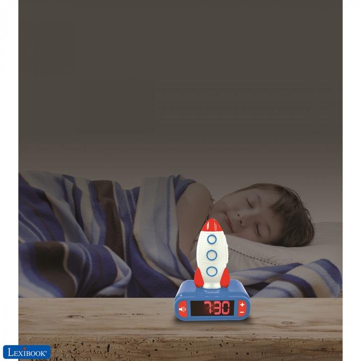 Actual product image Lexibook Rocket alarm clock