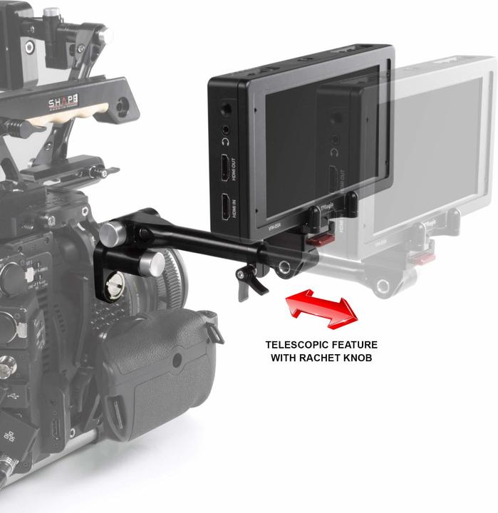 Immagine prodotto Shape Kit braccio magico a pulsante telescopico con piastra Delta Mini (Adattatore per stativo)
