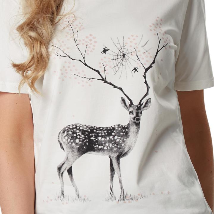 Immagine prodotto Dressforfun Maglietta Fiore di cervo (L)