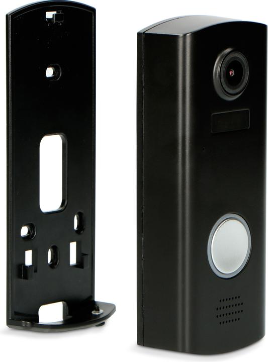 Alecto WLAN doorbell with camera, black (Wi-Fi)