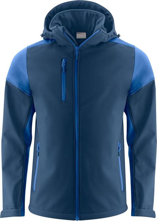 Actual product image Sharp Printer Prime Softshell Jacket Men Marine/Cobalt - Size XXL (XXL)