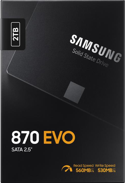 Image du produit Samsung 870 EVO (2000 Go, 2.5")