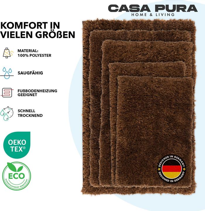 Actual product image Casa Pura SKY bath mat (95 x 95 x 2 cm)