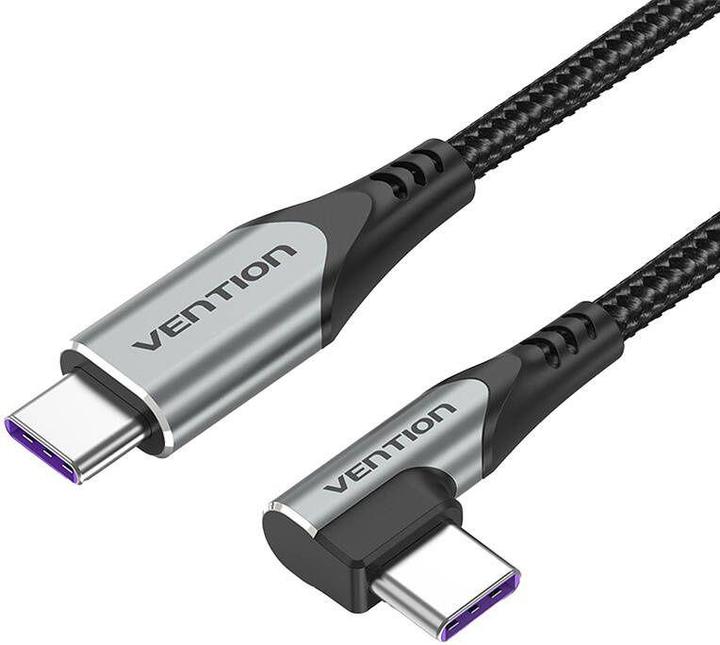 Immagine prodotto Vention TAKHF Cavo angolare da USB-C a USB-C 5A (grigio) (1 m, USB 2.0)