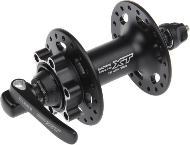 Produktbild Shimano VR-Nabe Deore XT HB-M756 100 mm 32-Loch 6-Loch QR schwarz Box (Scheibenbremse Center Lock)