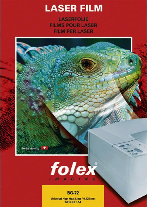 Actual product image Folex Color laser foil (125 g/m², 50 x)