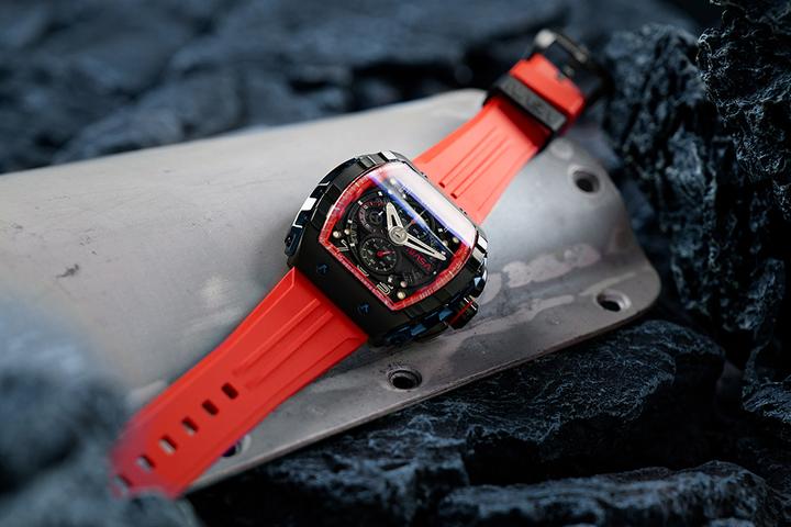 Actual product image Nubeo NB-6024-NAS-03 Men's watch Magellan NASA Chronograph Limited 48mm 5ATM