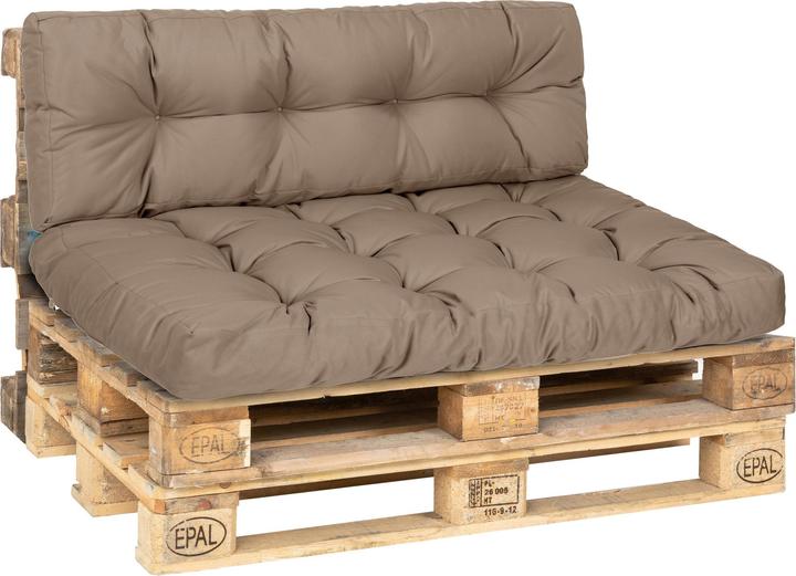 Cocon Set de coussins pour palettes (120 x 80 x 15 cm)