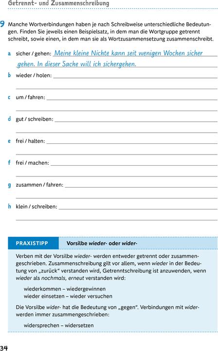 Produktbild Crashkurs Rechtschreibung (Deutsch, 2024)