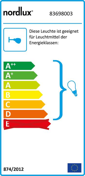 Energie-Label Nordlux Mono Spot (GU10, IP44)