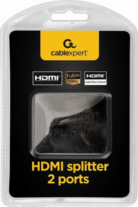 Image du produit Gembird DSP-2PH4-03 Séparateur vidéo HDMI 2x HDMI
