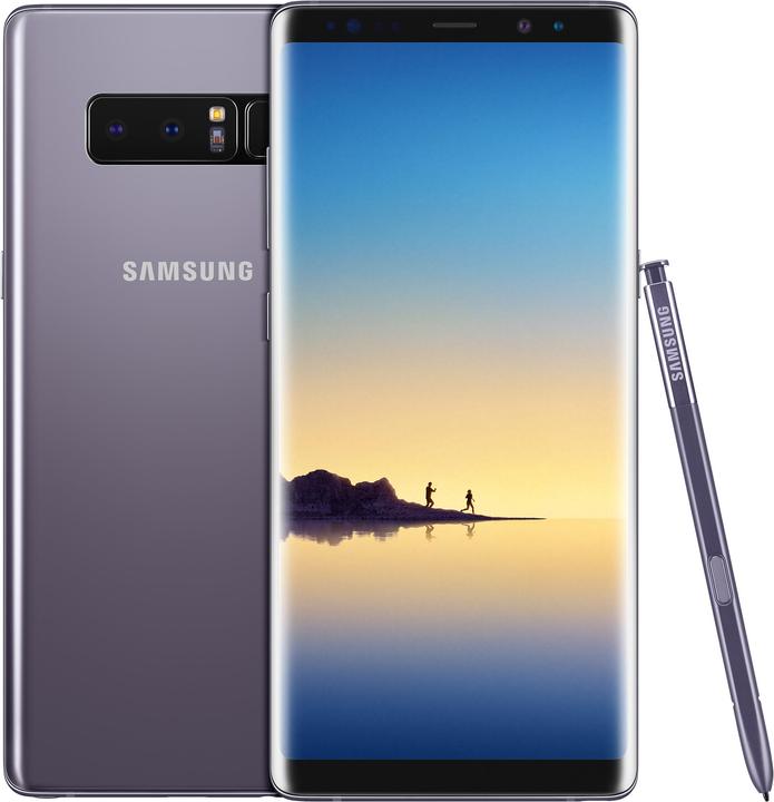 Produktbild Samsung Galaxy Note8 (128 GB, Orchid Gray, 6.30", Hybrid Dual SIM, 12 Mpx, 4G)