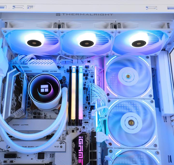 Actual product image Thermalright Frozen Notte 360 ARGB - White - CPU water cooling - Max 28 dBA