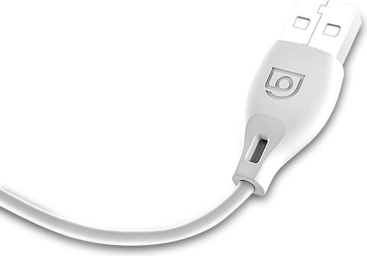 Produktbild Dudao cable USB Type C 2.1A 2m white (L4T 2m white) (2 m, USB 2.0)